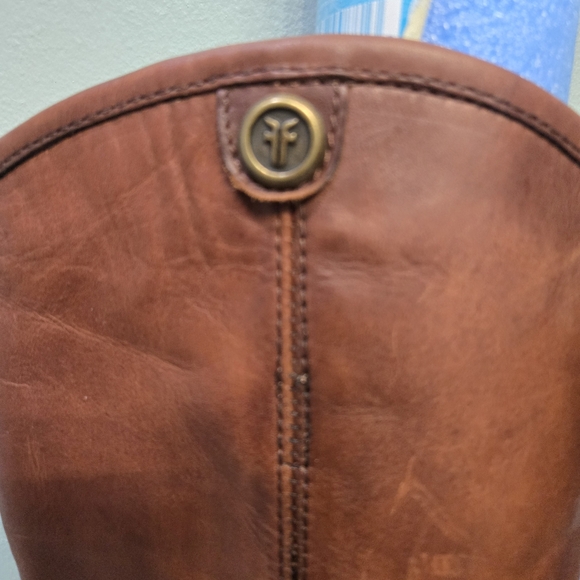 Frye Women's Brown Heeled Boots - Picture 6 of 16